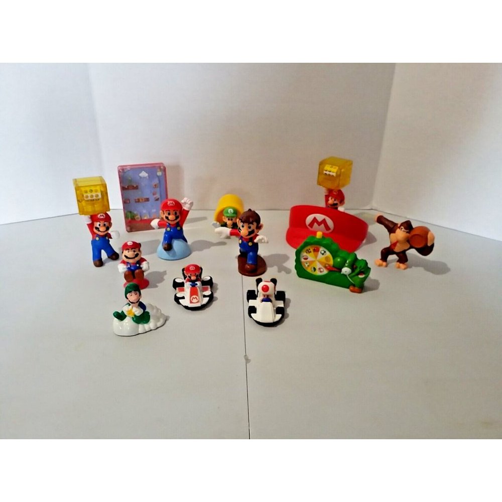 Happy Meal Toys Pvc  13  Pieces McDonald's Super Mario Bros